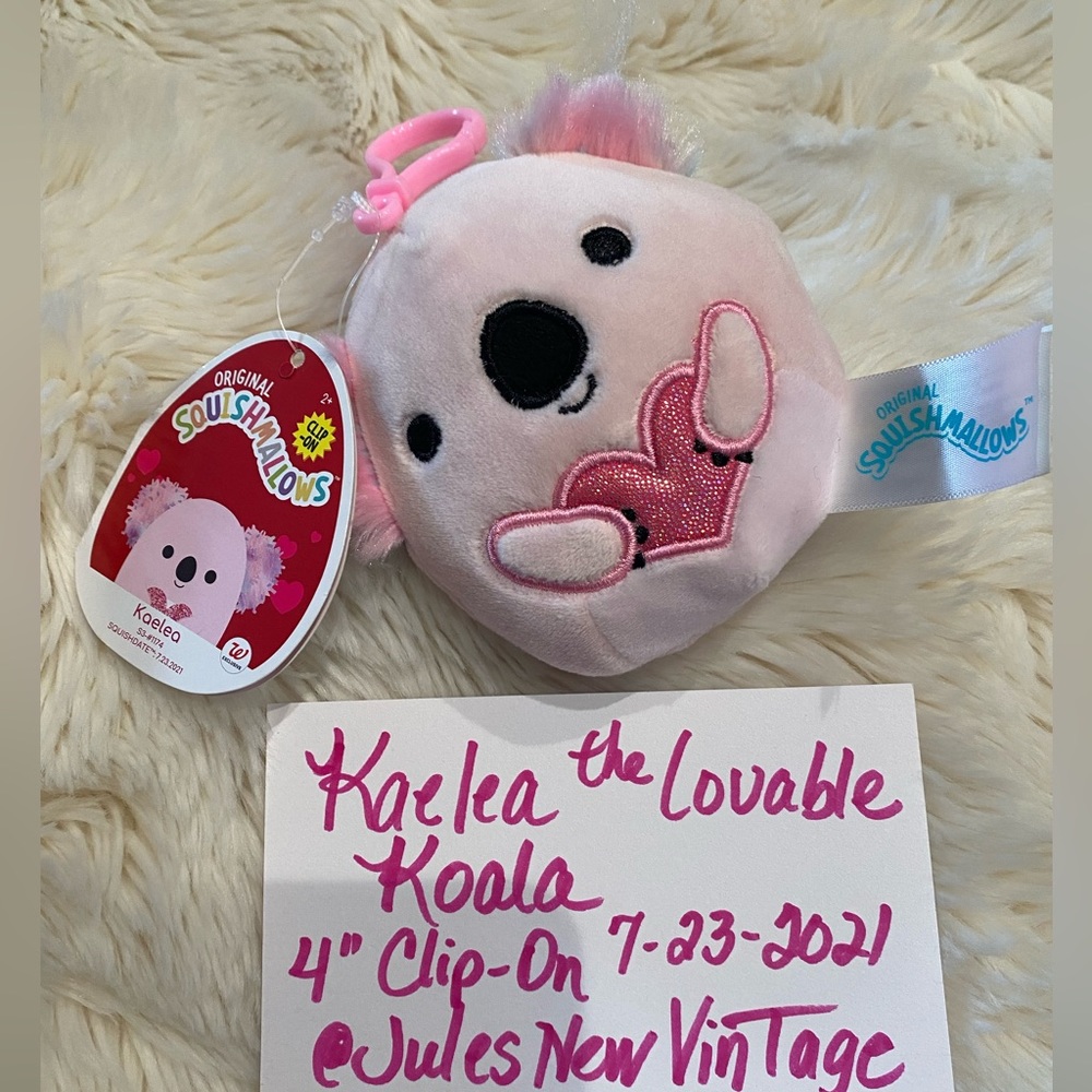 🩷LOVE~KAELA KOALA💗SQUISHMALLOW 🌸Cute Cuddly Clip-On Squishee🩷